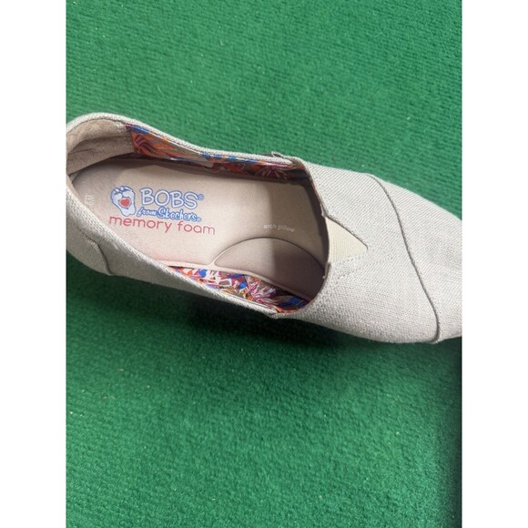 BOBS From Skechers Highlights High Jinx Wedge Espadrille Slip-On Shoes Size 9 - Picture 4 of 4
